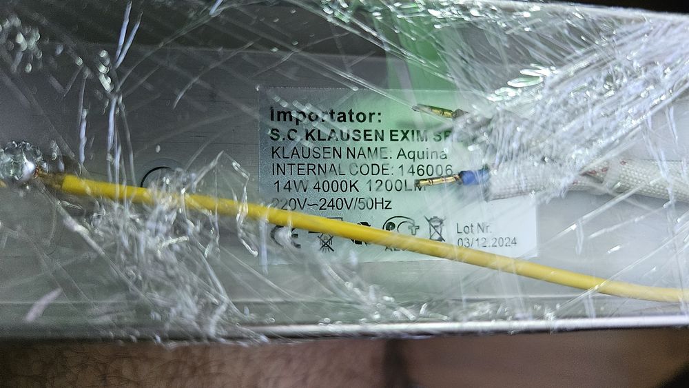 Aplică LED pentru baie Aquina 146006, 14W