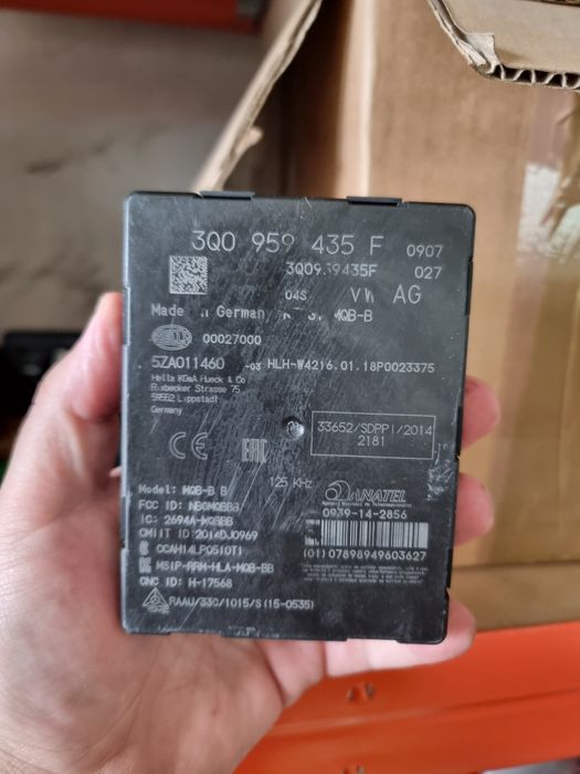 Modul keyless entry passat b8 3Q0959435F