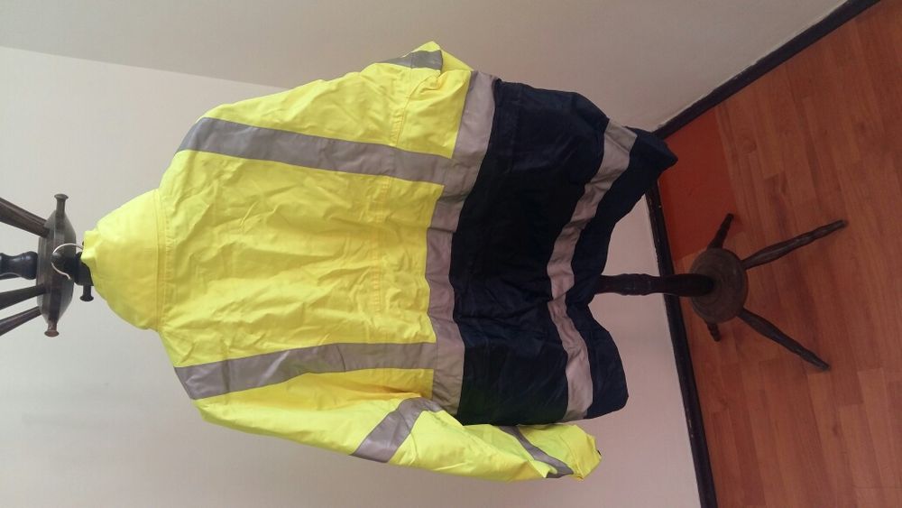 Geaca reflectorizanta 3M benzi rezistente galben