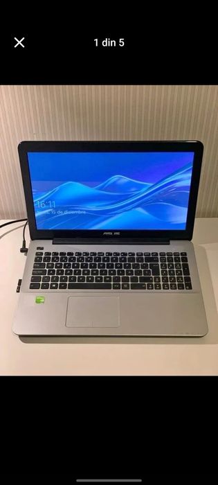 Laptop asus performant instalat cu Windows 11 functional/core i7,ram 16,video 4gb,ideal și tester/office/jocuri/roblox,Minecraft,etc