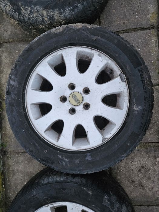 Лети джанти 16 5х112 с ъс зимни гуми 205 55 16 за Audi Vw Seat Skoda
Л