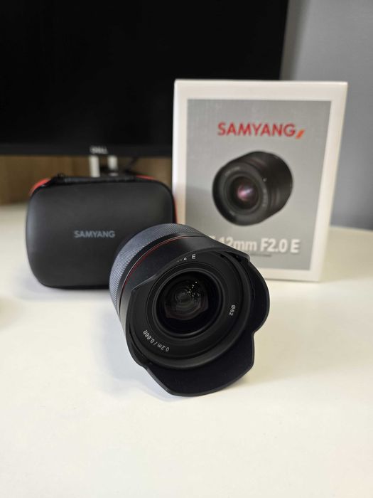 Samyang 12mm F2 AF pentru Sony E – stare foarte bună