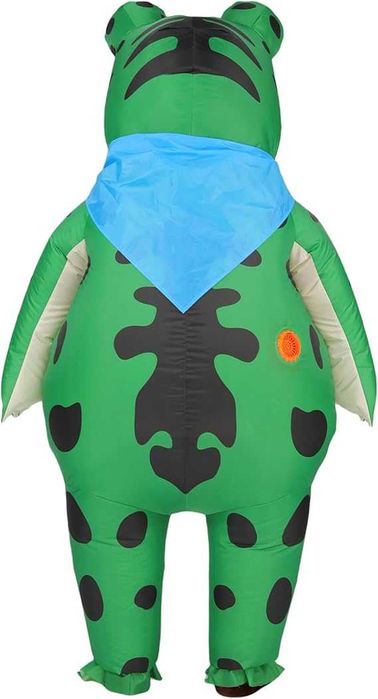 JINSTABAG Надуваем костюм за възрастни, жаба, цяло тяло, луксозен забавен костюм за мъже и жени