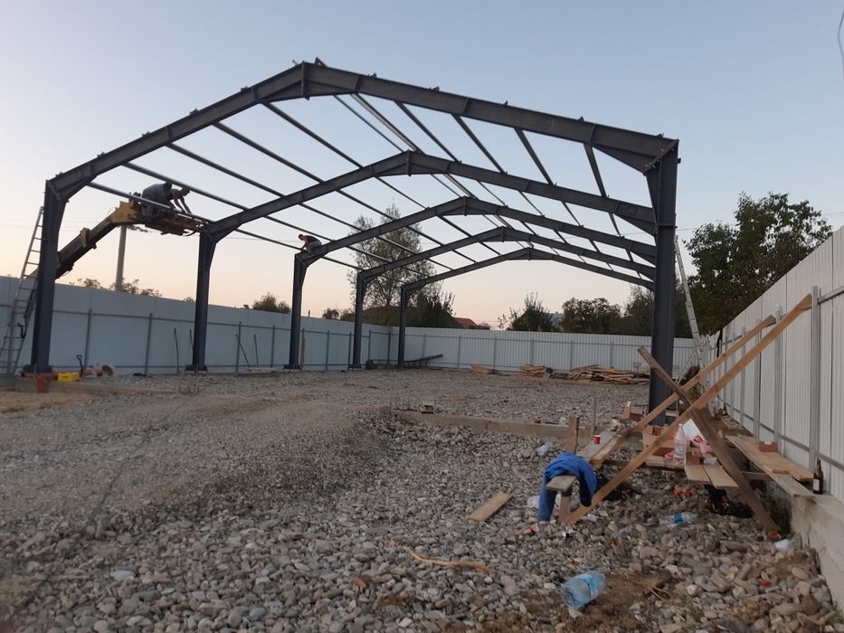 Hale metalice complete pentru: - Service Auto - Spalatorie Auto - St