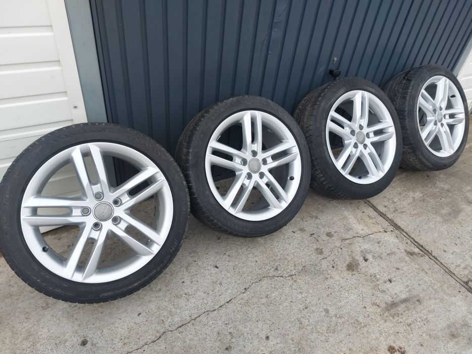 Set jante aliaj originale AUDI R18 5X112 CB 66.6 mm 8J ET 39
