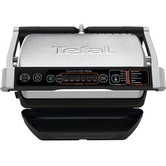Grătar electric TEFAL OptiGrill Initial GC706D34, 6 programe automate