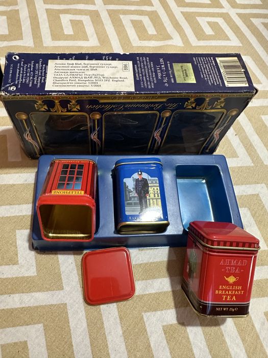 Баночки  для  чая