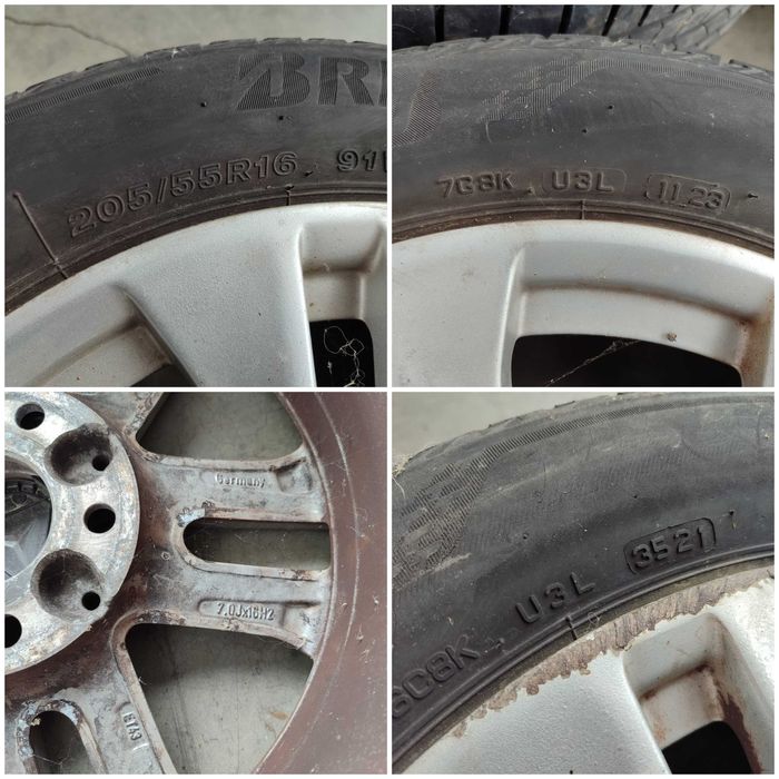 Set 4 Jante aliaj R16 5x112 Mercedes-Benz C W204 7.0JX16H2 2012 / [2007-2014] / (12A)