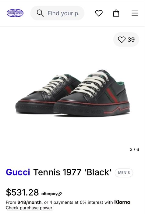 Gucci tennis 1977  marime 45 originali