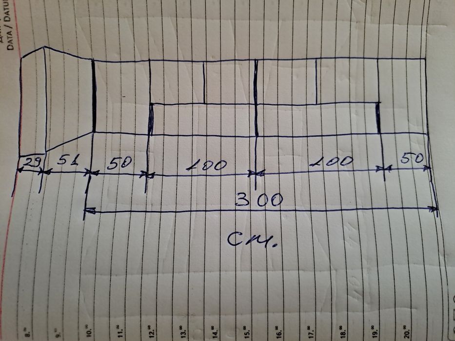 Холна секция, свод и кухненски шкафове.