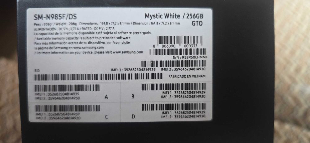 Samsung note 20 ultra