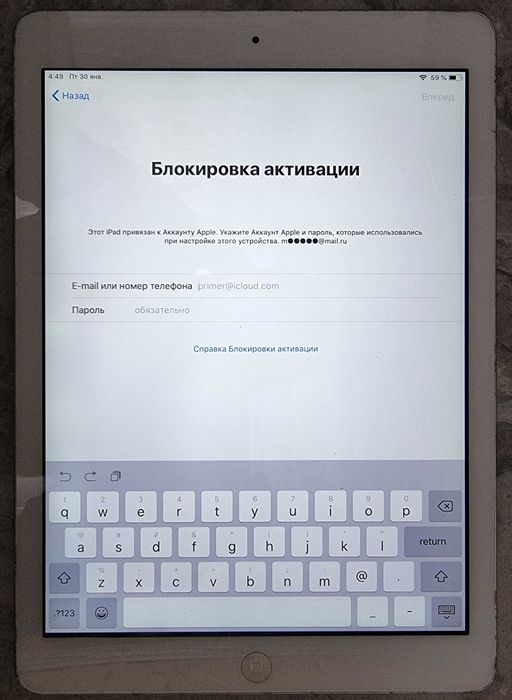 Планшет Apple Ipad air a1474