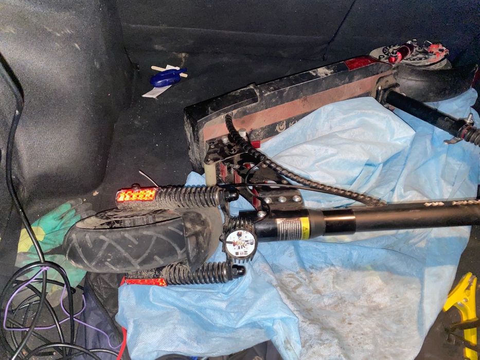 Электро Самокат в рабочем состояний