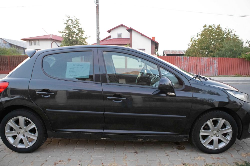 Peugeot 207 1.6 HDi 90CP 187671 km reali Euro 4 - Consum Mic, Stare Tehnica Foarte Buna, Fiscal pe loc