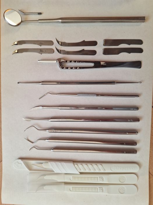 Trusă chirurgie parodontală / stomatologie AESCULAP și Wilh. Bulk (Germania)