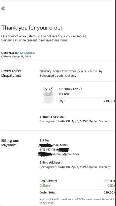 AirPods 4 ANC cu factura si garantie.