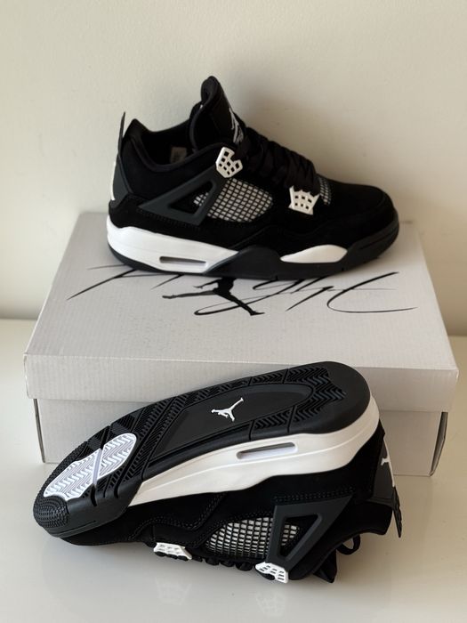 Air Jordan 4 Retro White Thunder Full Box Size 35-45
