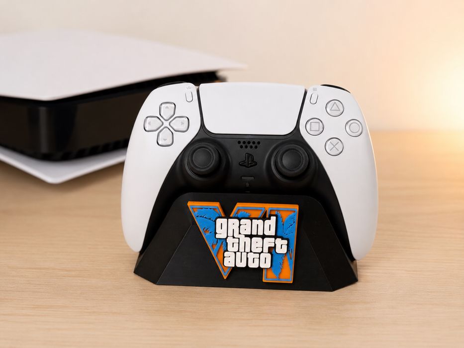 Suport manetă PS5 GTA VI, printat 3D, model premium