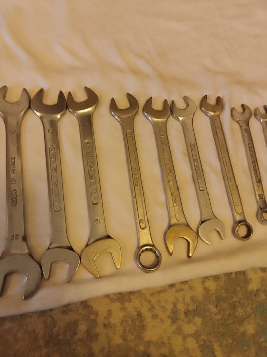 Chei fixe și reglabile profesionale 18 bucăți  6-27 , Facom/SAM/Chrome