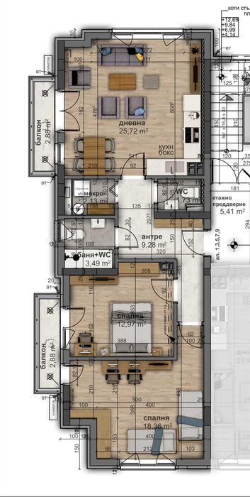 Апартмаент в Надежда