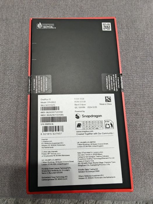 OnePlus 13 Europa 512/16 FACTURA si GARANTIE