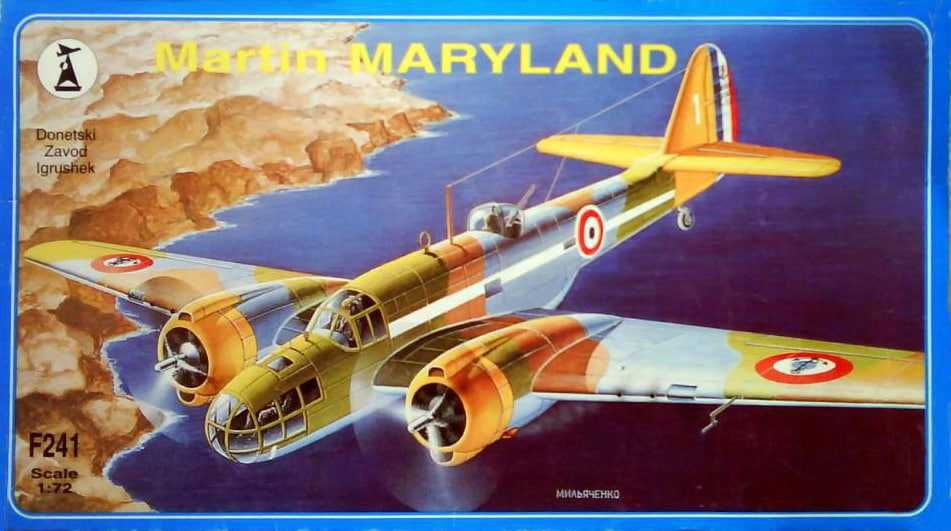 Сборная модель самолета «Мартин Мэриленд» (Д.З.И., 1/72)