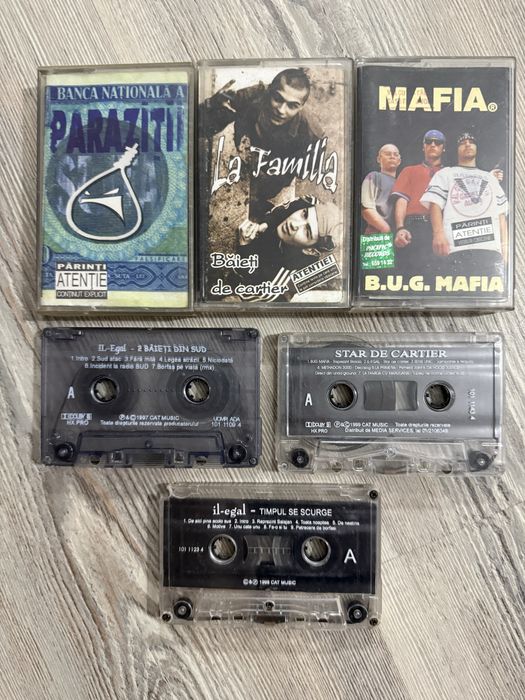 Casete hip-hop romanesc vechi