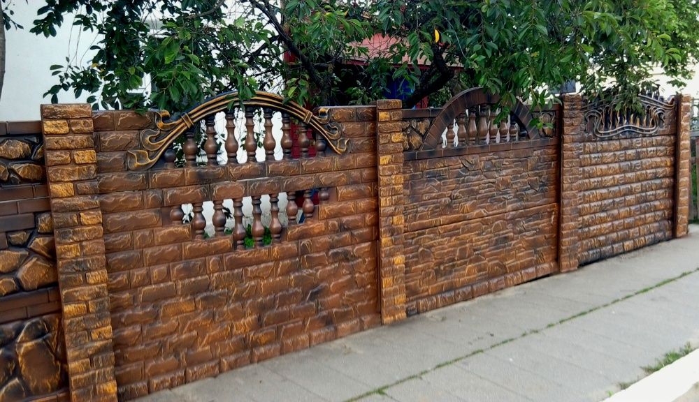 Gard prefabricat decorativ din beton armat Pitesti