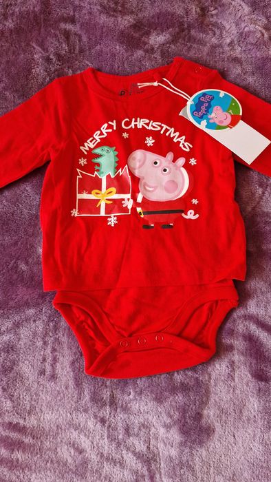 Коледно боди и блузка