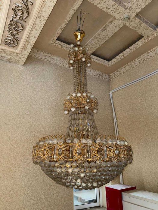 Люстра большой! 
Большая Хрустальная Подвесная лампа