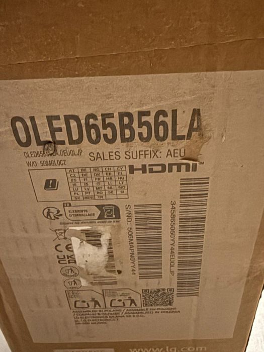 LG OLED65B56LA (2025) HDR 4K Ultra HD, 65 de inci