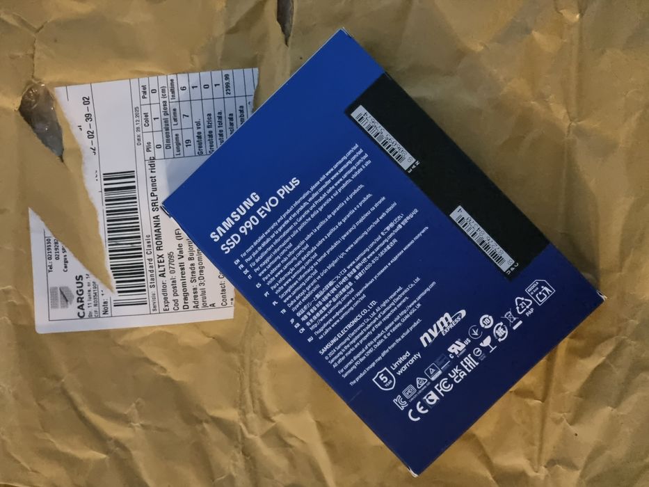 SSD M2 Nvme 1TB Samsung 990 Evo Plus Sigilat