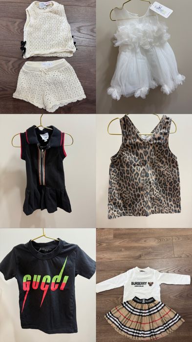 Разпродажба на маркови детски дрехи zara burbrry gucci hm balenciaga