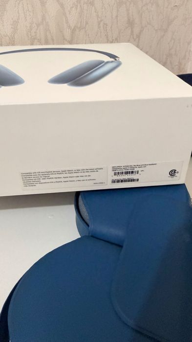 AirPods Max Sky Blue (оригинал) + кейс