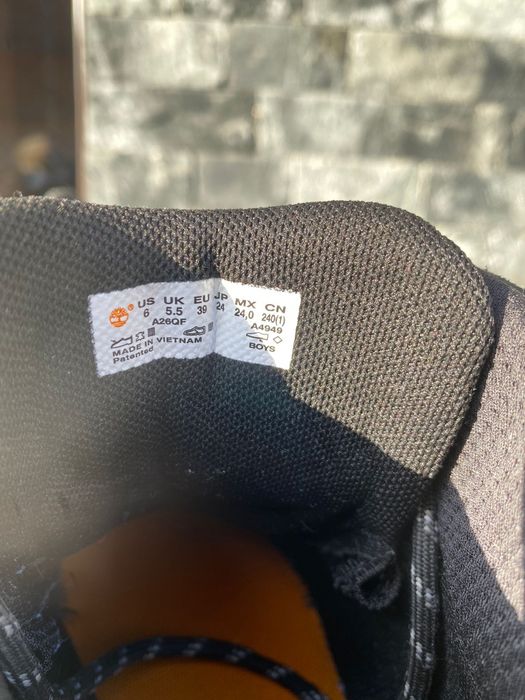 Bocanci cu sireturi TIMBERLAND pentru copii