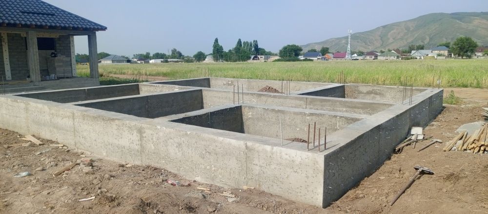 Фундамент құямыз (заливаем)