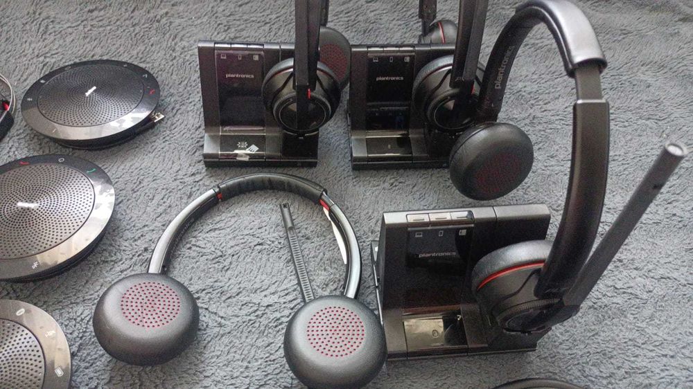 Set Căști & Speaker Business – Poly Jabra Plantronics Profesionale