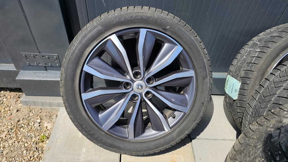 Jante Aliaj RENAULT OEM + Cauciucuri M+S 245 / 45 / R19