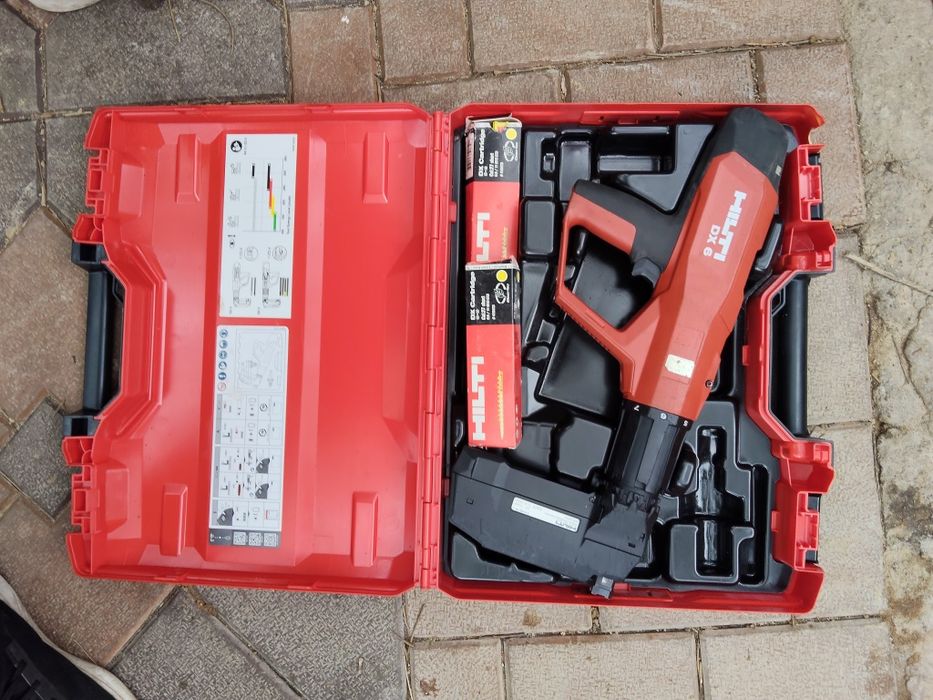 Pistol de puscat cuie în beton HILTI GX 6 fabric .2024 că și nou