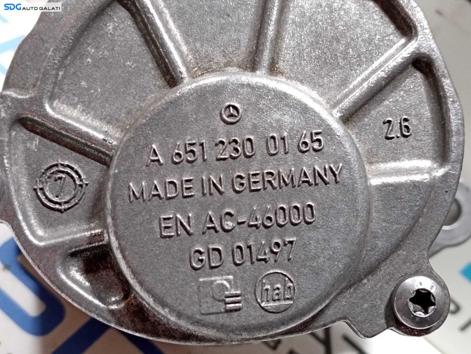 Pompa Vacum Vacuum Mercedes Clasa GLK Class X204 2.2 CDI 2009 - 2015 Cod A6512300165 [M4955]