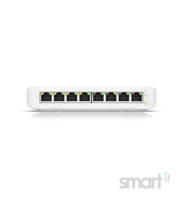 Коммутатор POE UniFi 8 портов Артикул:USW-Lite-8-POE