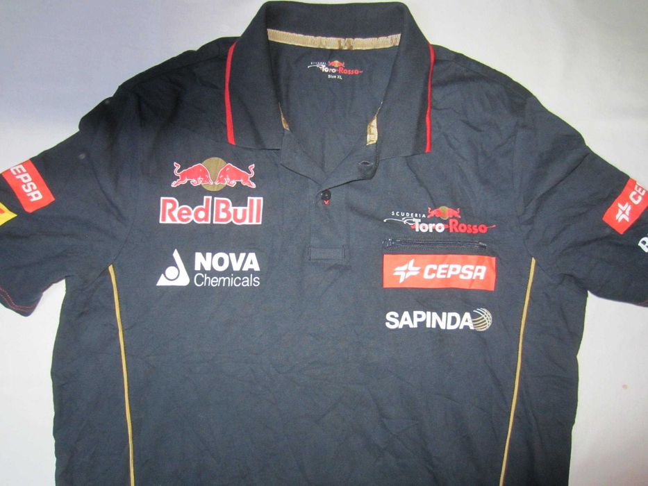 Tricou Red Bull Toro Rosso,masura XL, polo 2 nasturi, 95%Bumbac,ca nou