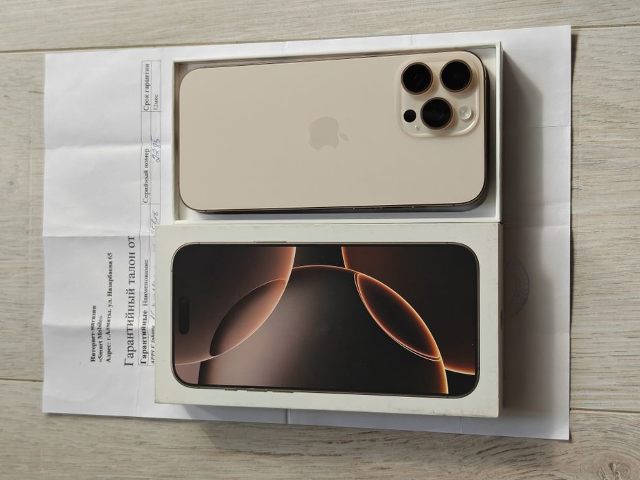 iPhone 16 Pro Max 256 gb akb 100