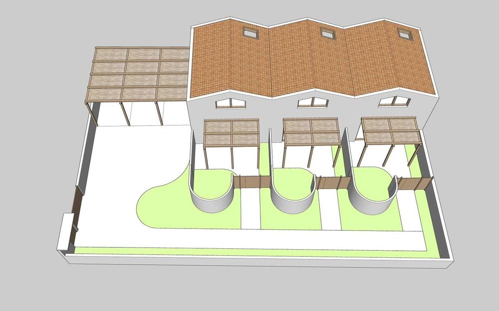 Строеж за инвестиционна къща с 3 студия  в Неа Врасна, Гърция