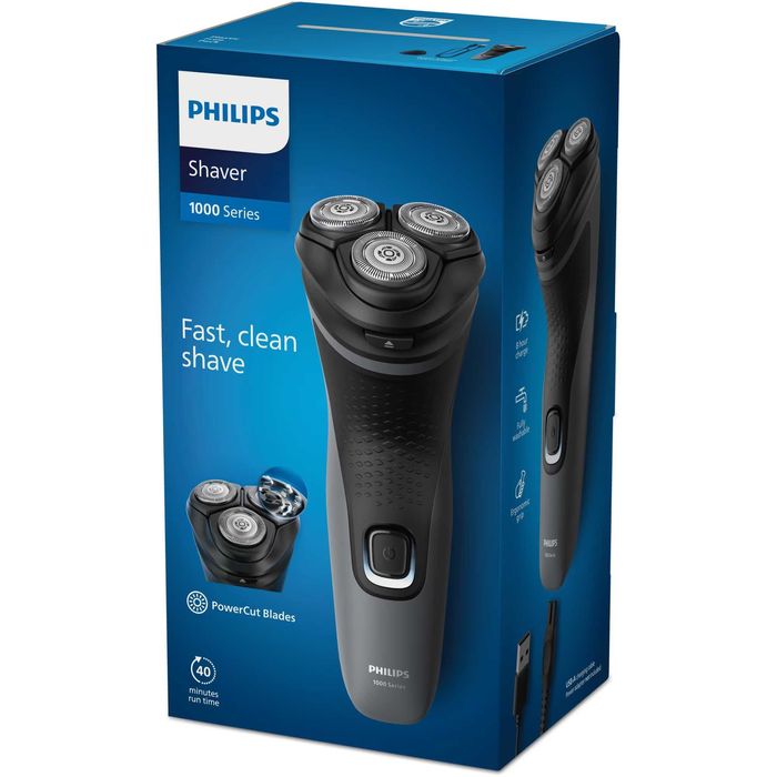 Aparat de ras PHILIPS Shaver Seria 1000 S1142/00, barbierit umed/uscat