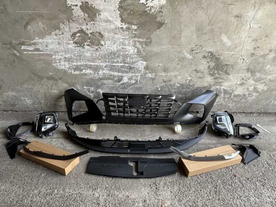 Бампер Капот Фара Телевизор Решетка Радиатор Морда Туксон Хендай