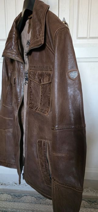 Кожанная куртка Европа бренд "GIPSY"