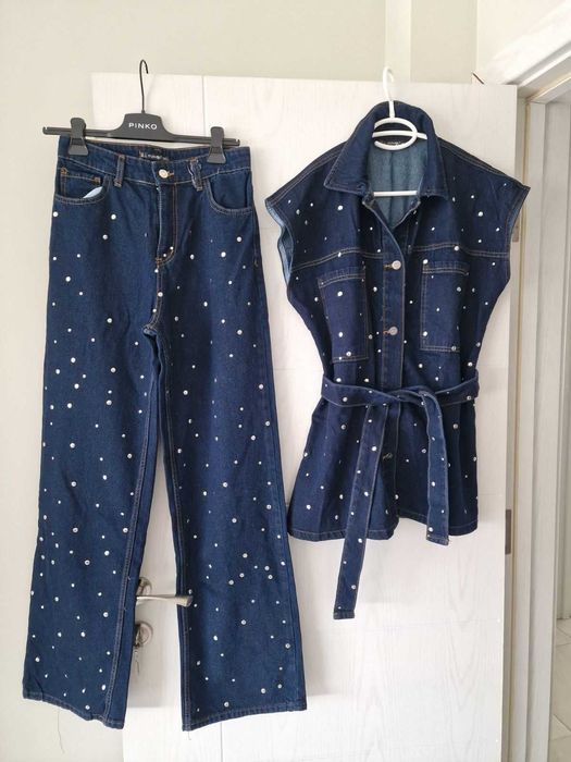 Trendyol сет от панталон и елек с колан