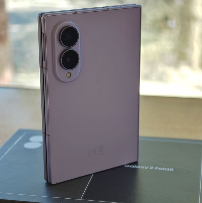 Нов ! Samsung Galaxy Z Fold 8 ,512GB, 12GB RAM , 5G  Lavender  Като Нов! Гаранция Технополис!!!