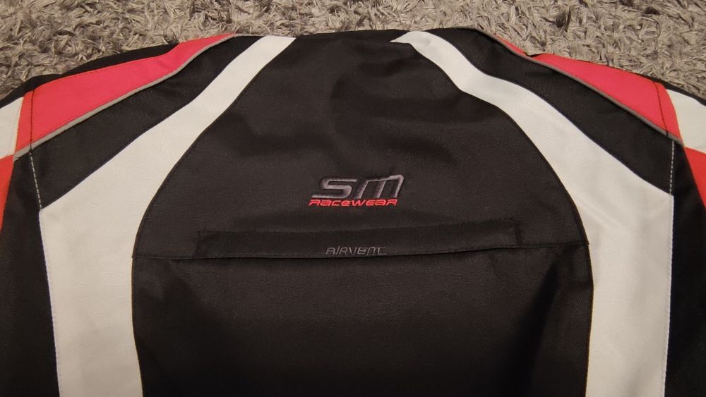 Geaca moto textil SM Lady Ana Red-White-Black marimi S, M, L, XL Noua!